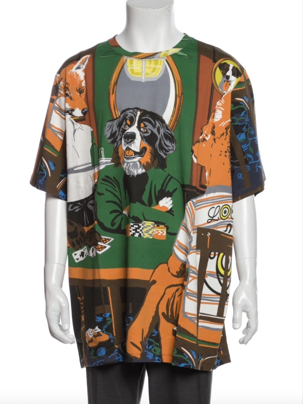 Loewe ELN Dog Poker Printed T-Shirt
